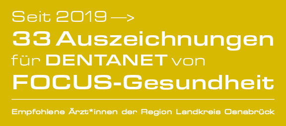 5 FOCUS Gesundheit 2025-Auszeichnungen für DENTANET